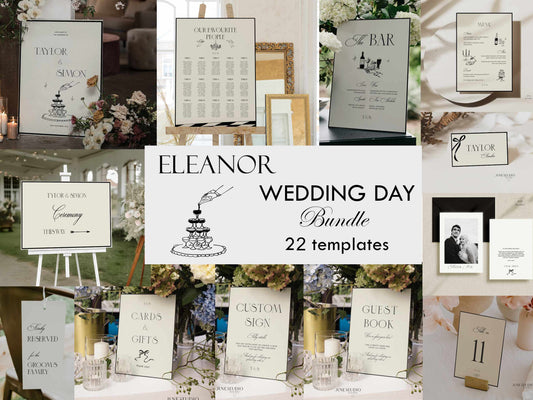 Old Money Wedding Day Bundle