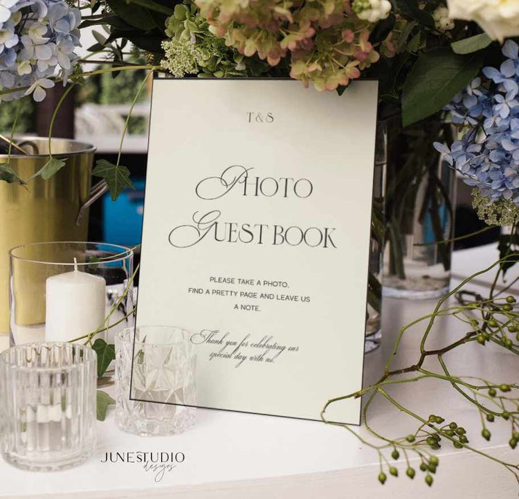 old money wedding_photo_guest_book_Signage_digital template