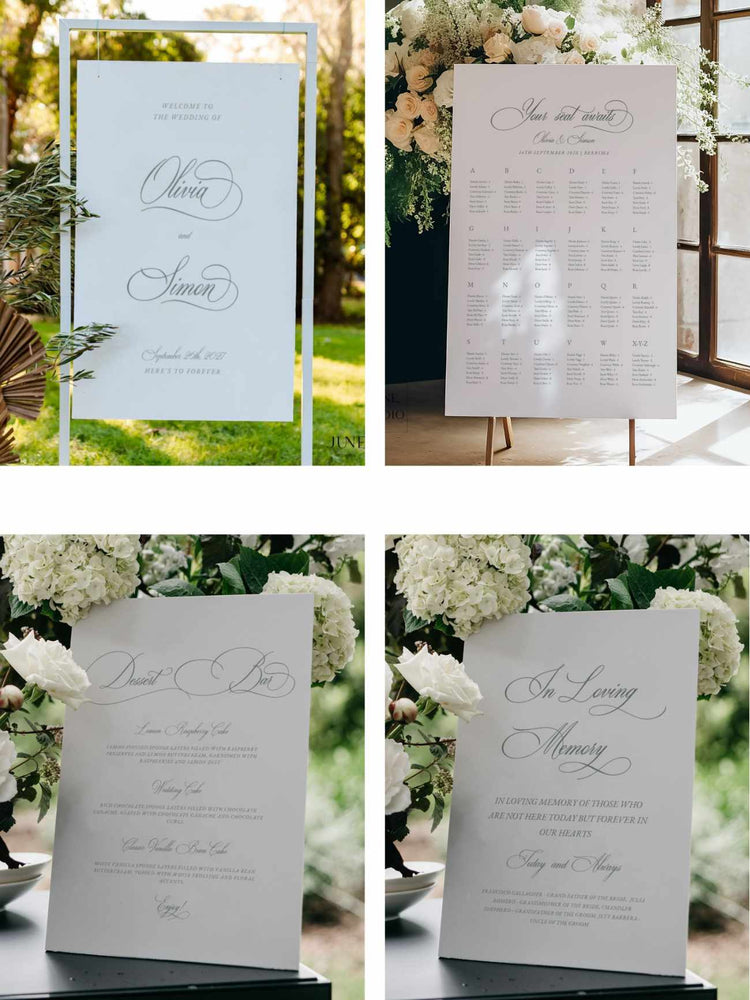 Classic Vintage Green Wedding Bundle Digital Templates