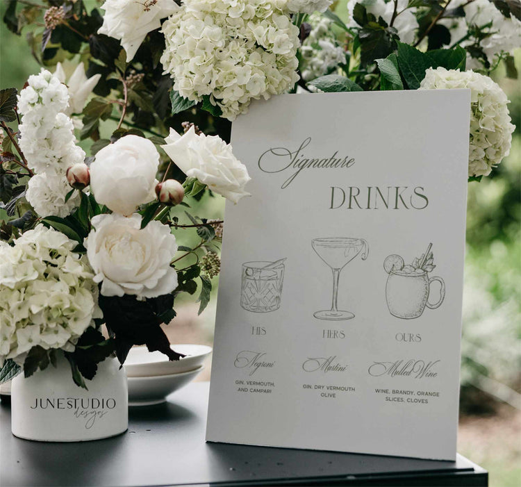 sage_green_chic Wedding_Menu_Bar_Signage_printable template