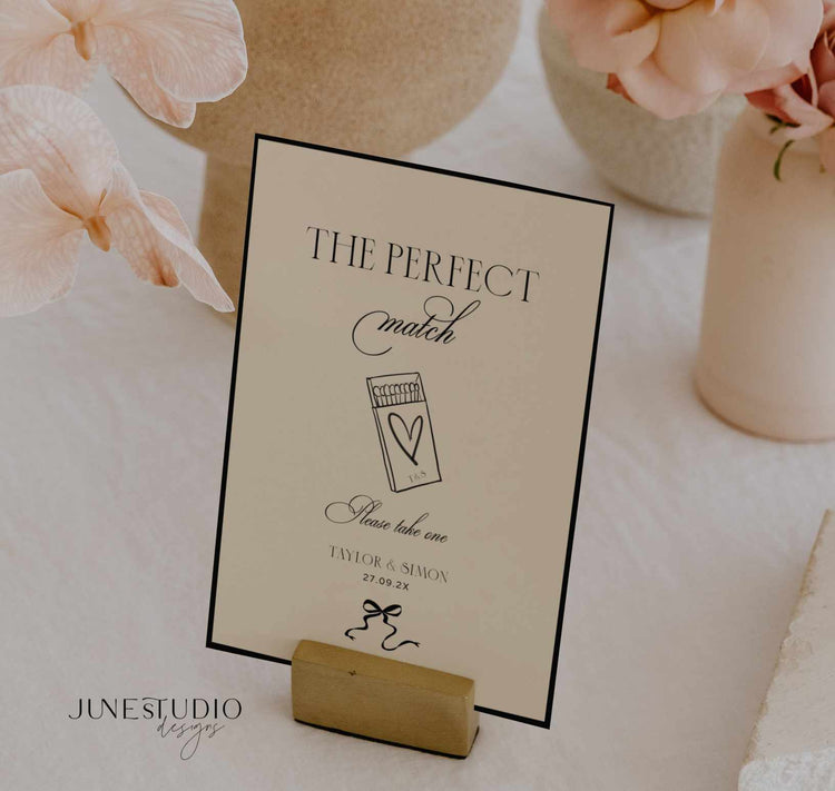 wedding_match_box_favor_sign_template