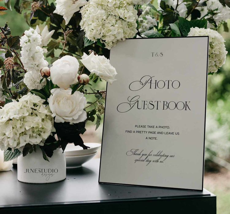 old money wedding_photo_guest_book_Signage_template_june_studio_designs