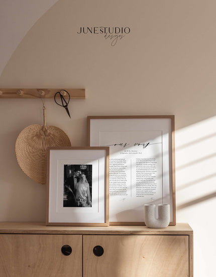 customizable modern minimalist portrait wedding_vows_printable_template