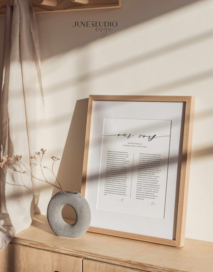 customizable modern minimalist portrait wedding_vows_printable_template